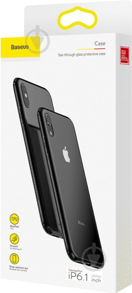 Чехол BASEUS See-through WIAPIPH61-YS01 для Apple iPhone XR - фото 8 Чехол BASEUS See-through WIAPIPH61-YS01 для Apple iPhone XR - фото 8
