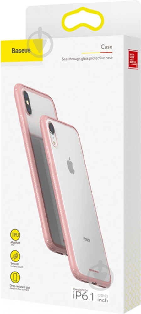 Чехол BASEUS See-through WIAPIPH61-YS04 для Apple iPhone XR - фото 6
