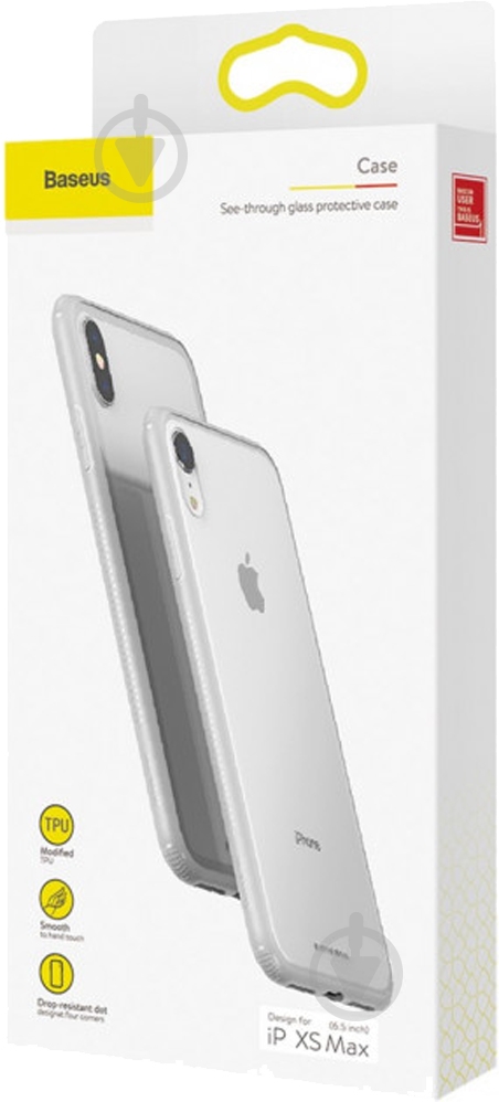 Чехол BASEUS See-through WIAPIPH65-YS02 для Apple iPhone XS Max - фото 7