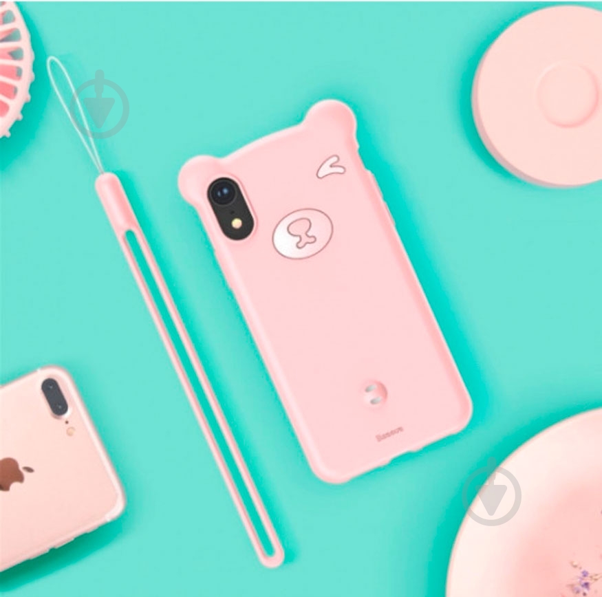 Чехол BASEUS Bear Silicone WIAPIPH61-BE04 для Apple iPhone XR - фото 6