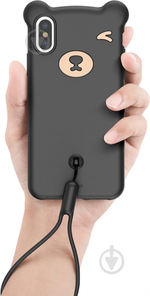 Чехол BASEUS Bear Silicone WIAPIPH65-BE01 для Apple iPhone XS Max - фото 6