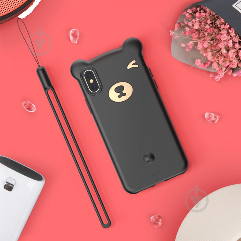 Чехол BASEUS Bear Silicone WIAPIPH65-BE01 для Apple iPhone XS Max - фото 8