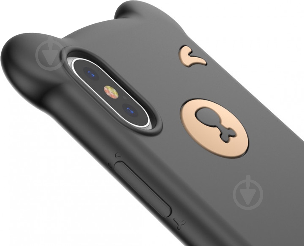 Чехол BASEUS Bear Silicone WIAPIPH65-BE01 для Apple iPhone XS Max - фото 3