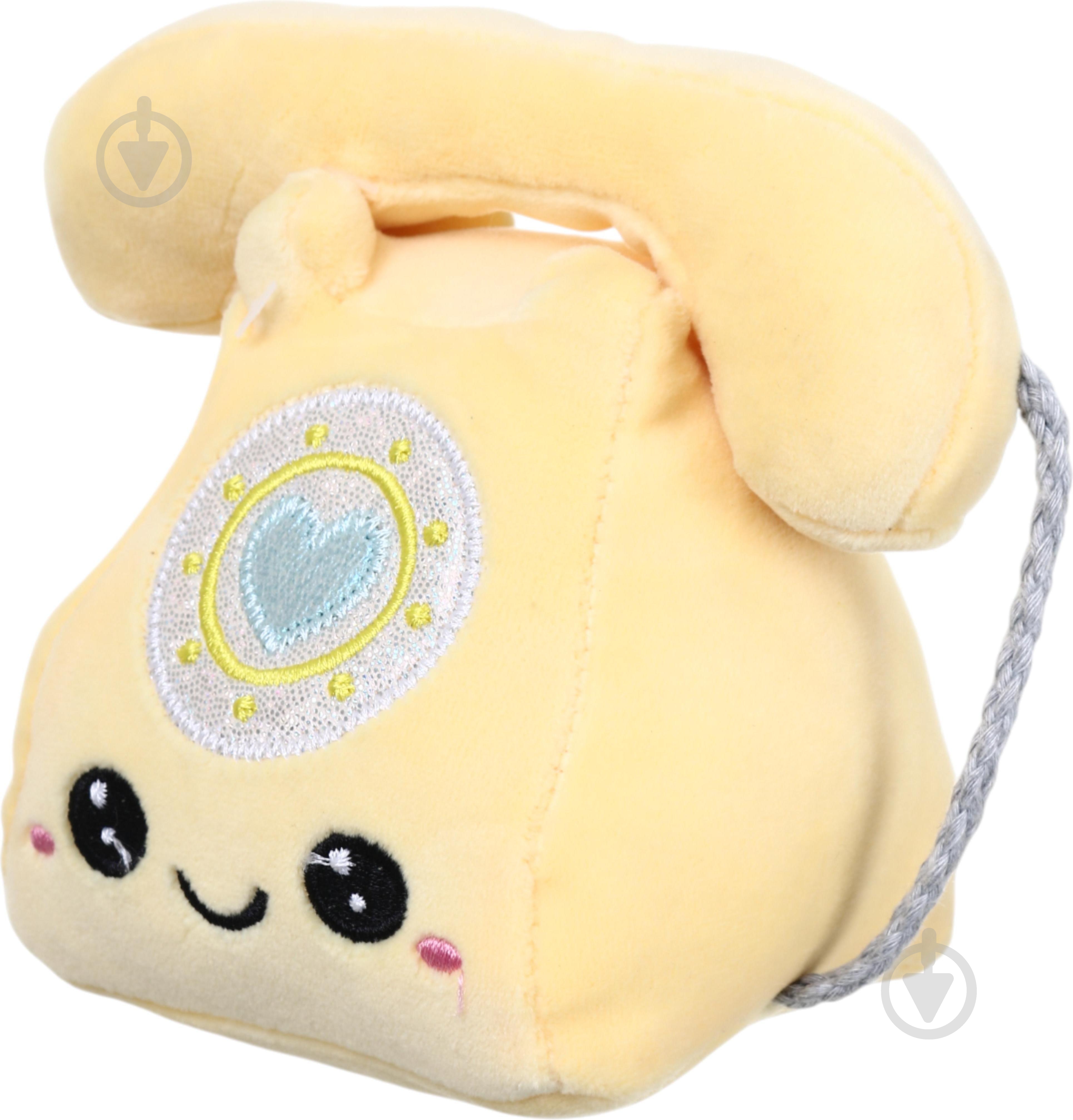 Мягкая игрушка HW Fluffy Home Телефон 14 см разноцветный DT251368-5.5" - фото 2 Мягкая игрушка HW Fluffy Home Телефон 14 см разноцветный DT251368-5.5" - фото 2