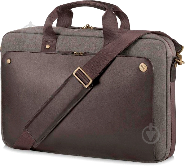 Сумка для ноутбука HP 15.6" brown (P6N19AA) EXECUTIVE TOP LOAD - фото 1 Сумка для ноутбука HP 15.6" brown (P6N19AA) EXECUTIVE TOP LOAD - фото 1