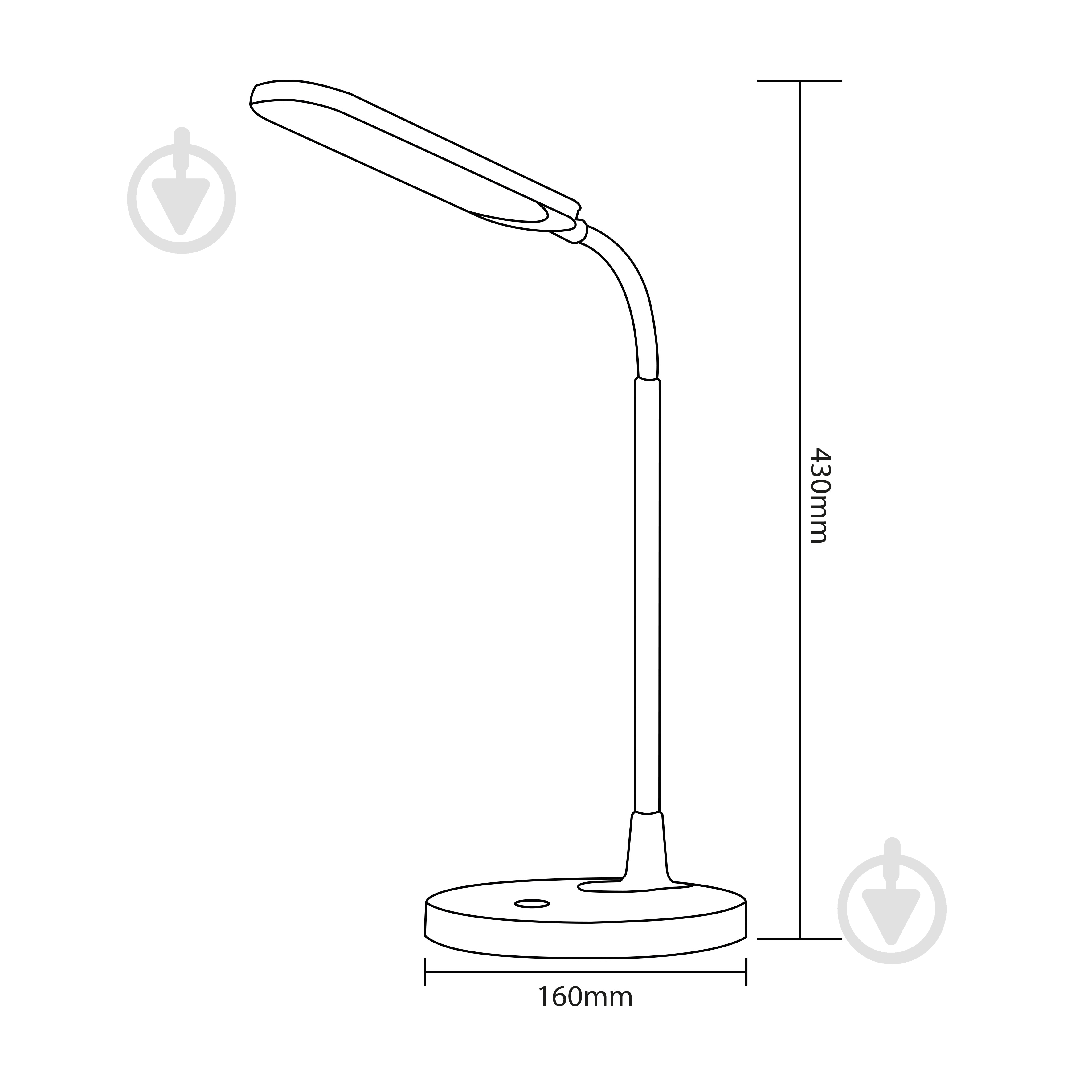 Настольная лампа аккумуляторная HOROZ ELECTRIC AYLA 1x8 Вт без цоколя белый 049-036-0008-010 - фото 2