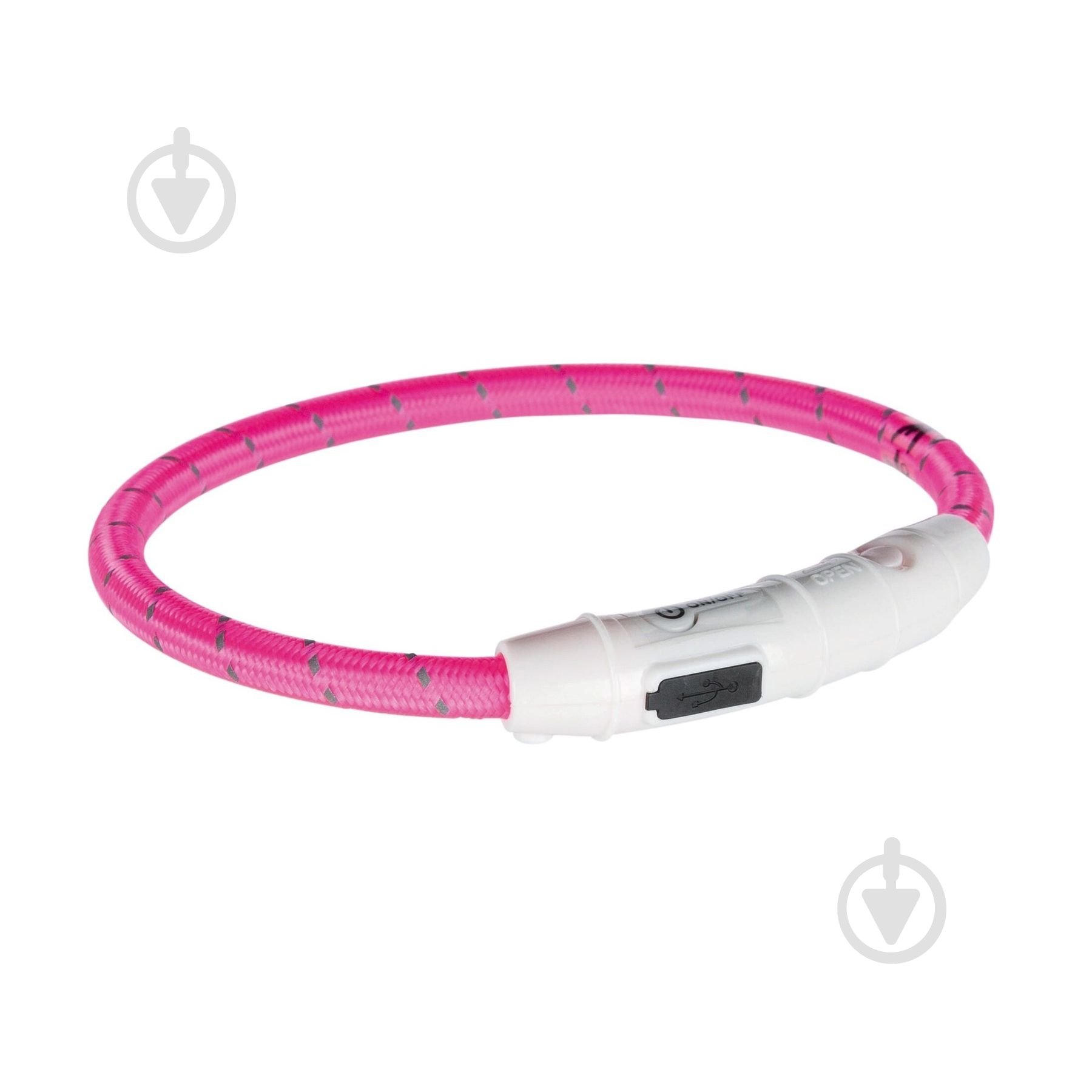 Ошейник Trixie для собак с подсветкой и с USB M-L 45 см/7 мм розовый 12707 - фото 1 Ошейник Trixie для собак с подсветкой и с USB M-L 45 см/7 мм розовый 12707 - фото 1