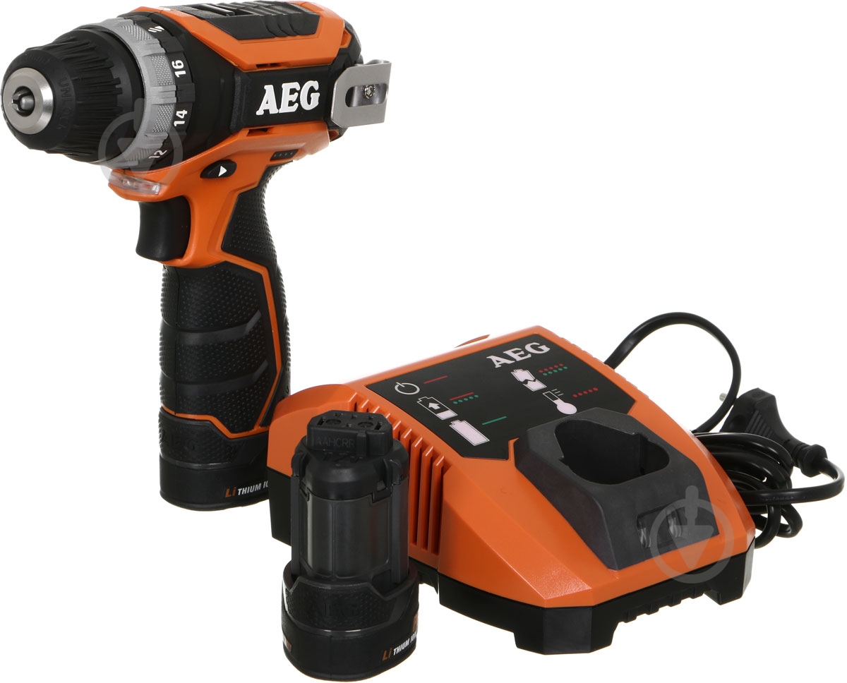 Шуруповерт аккумуляторный AEG 4935448464 BS12C2LI-152B - фото 1