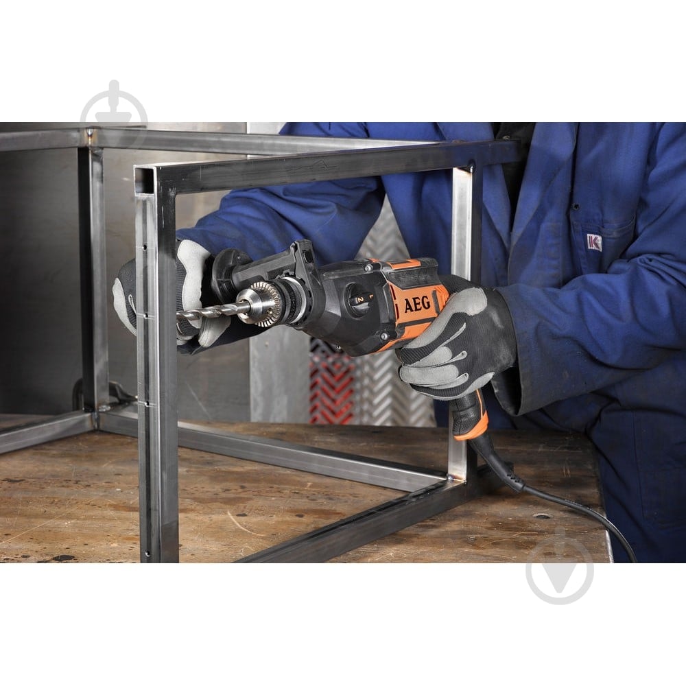 Дрель ударная AEG 4935447360 SB2E850R - фото 6