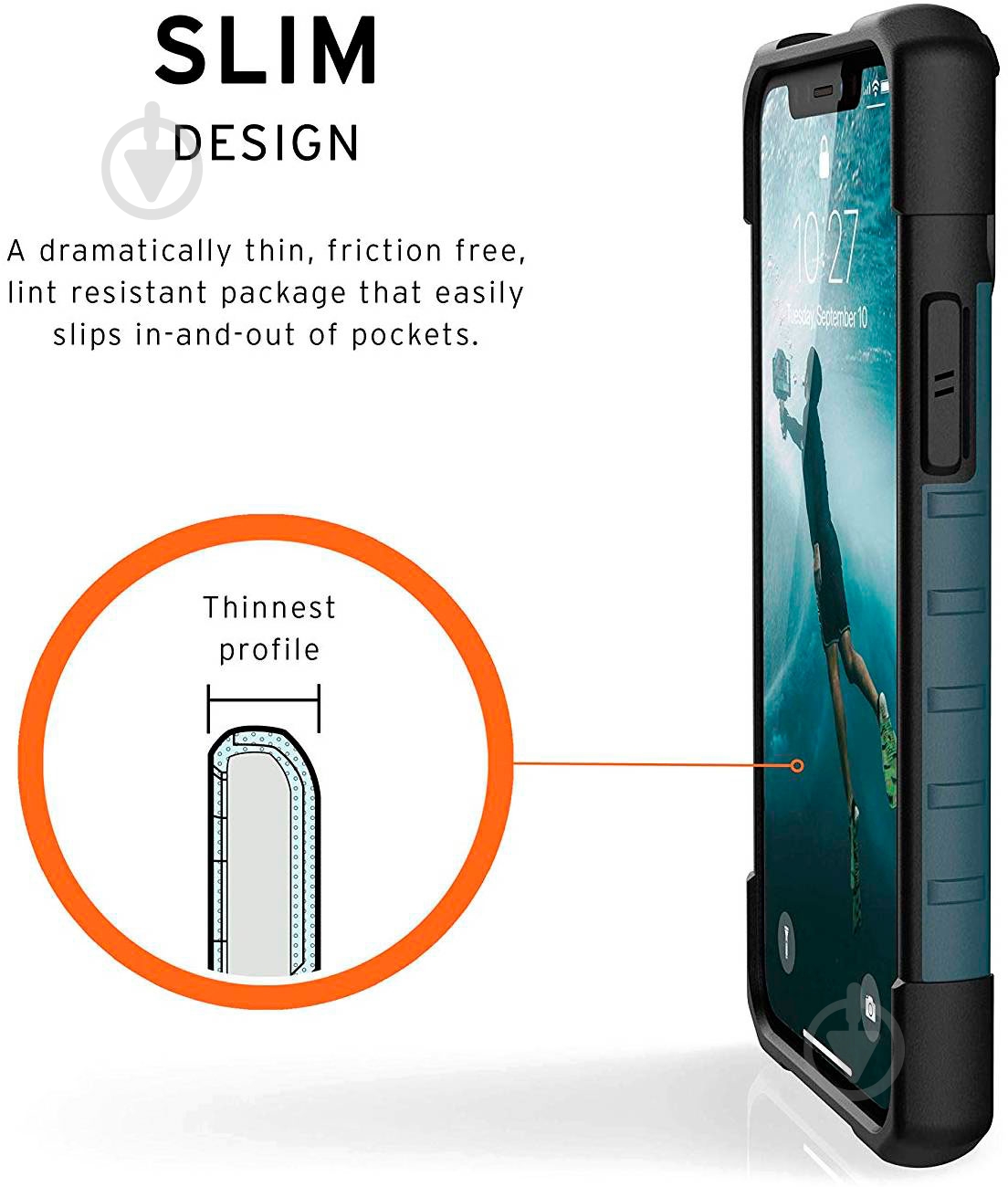 Чехол UAG Pathfinder 111707115454 для Apple iPhone 11 Pro - фото 14