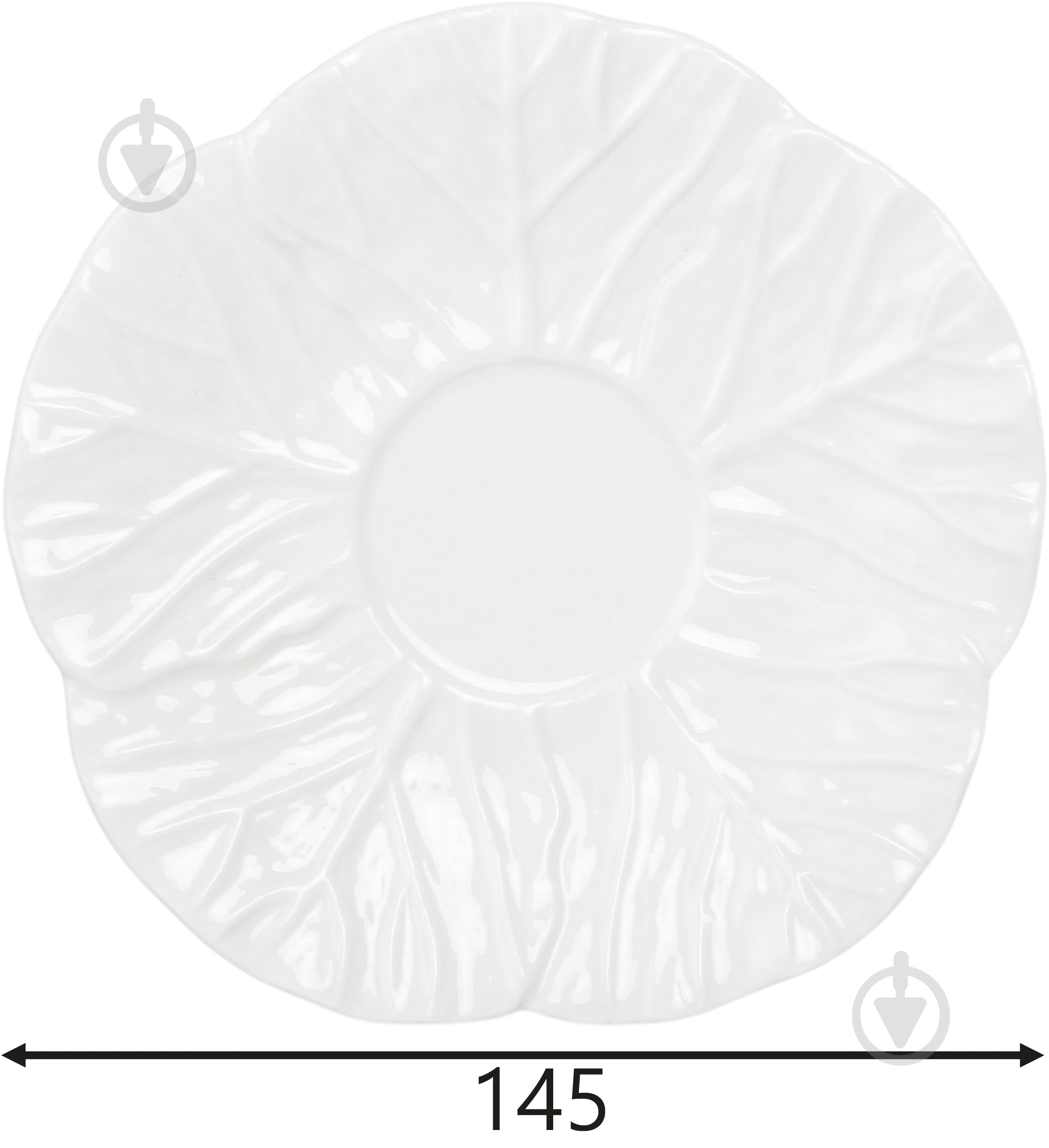 Чашка с блюдцем Fiora Lettuce 220 мл - фото 3