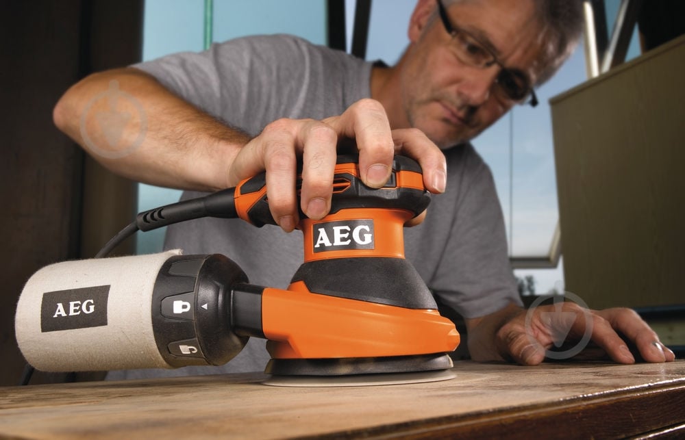 ᐉ Ексцентрикова шліфмашина AEG 4935416100 EX125ES • Краща ціна в