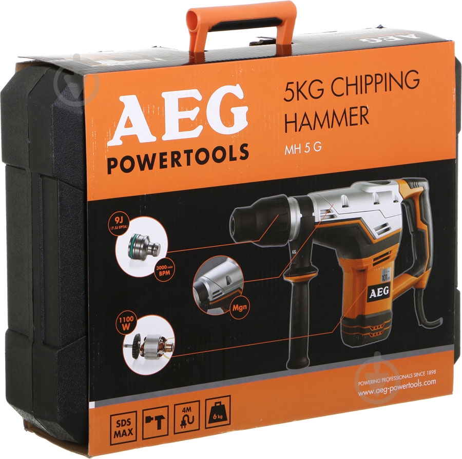 Отбойный молоток AEG 4935443170 MH5G - фото 7 Отбойный молоток AEG 4935443170 MH5G - фото 7