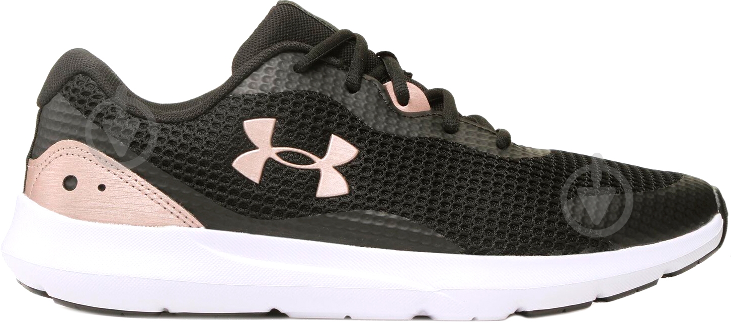 Кроссовки женские демисезонные Under Armour SURGE 3 3024894-005 р.38 черные - фото 1