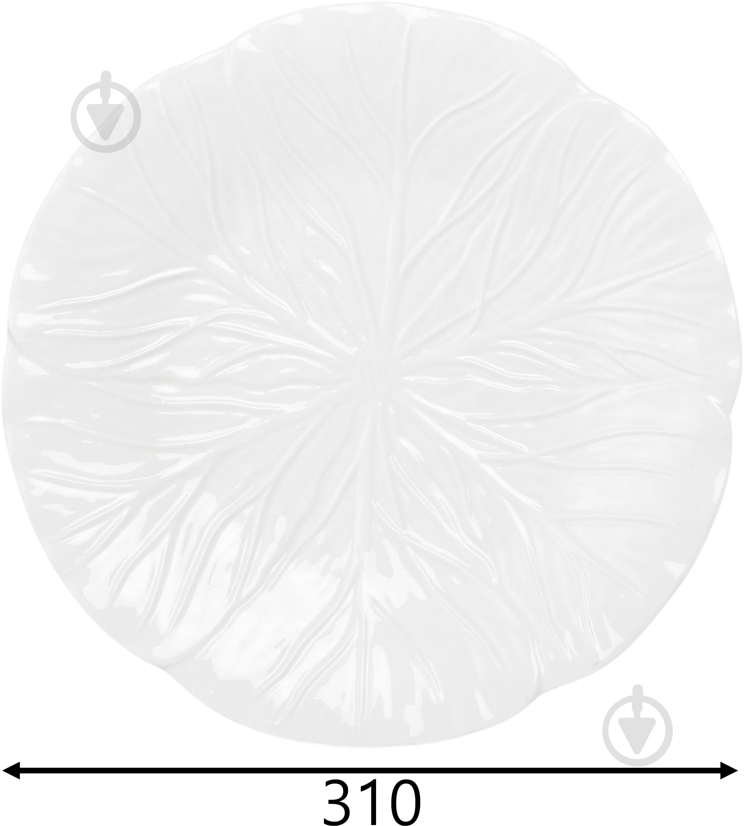 Блюдо сервировочное Fiora Lettuce 30,5 см - фото 3