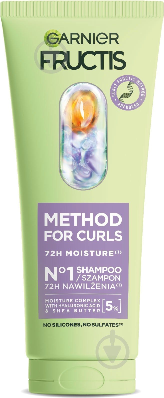 Шампунь Garnier Fructis для увлажнения волнистых и вьющихся волос Curls method 200 мл - фото 1 Шампунь Garnier Fructis для увлажнения волнистых и вьющихся волос Curls method 200 мл - фото 1
