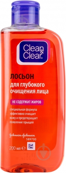 Лосьон Clean & Clear для глубокого очищения лица 200 мл - фото 1