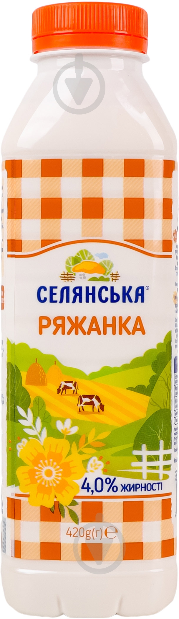 Ряженка ТМ Селянська 4,0% 420г - фото 1