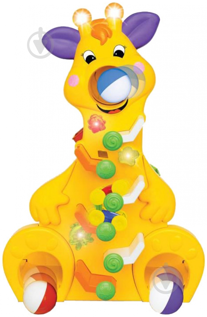 Игрушка развивающая Kiddieland Веселый жираф 037432 - фото 1