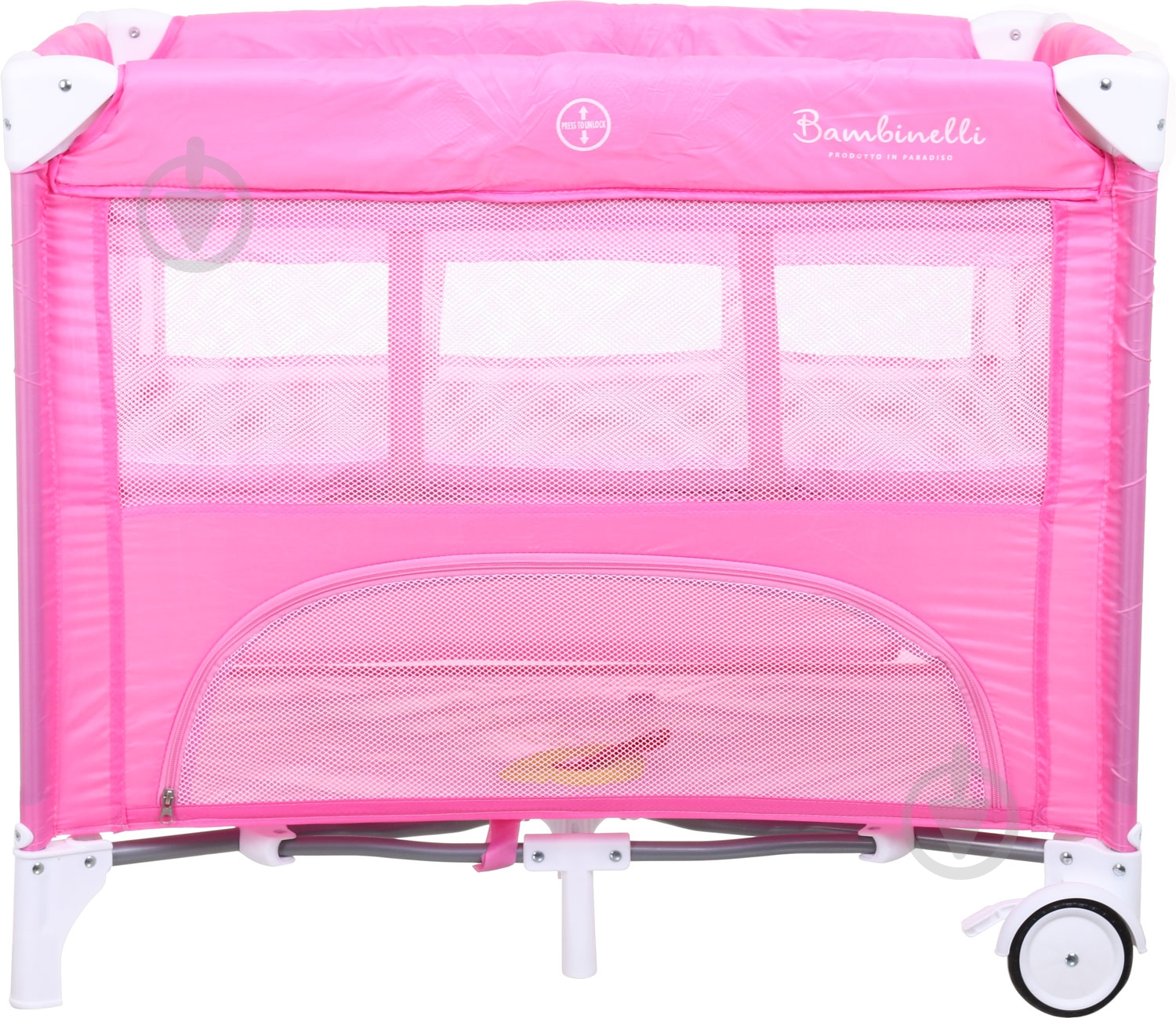 Манеж-кровать Bambinelli 86x51x73 см T-708A pink №9 - фото 3