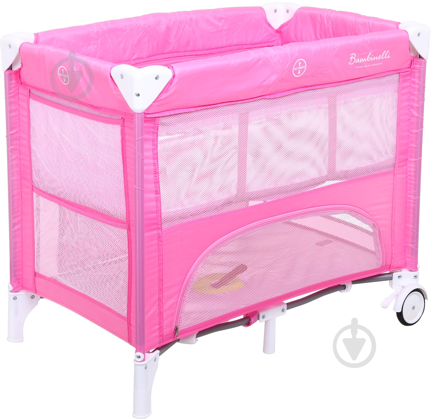Манеж-кровать Bambinelli 86x51x73 см T-708A pink №9 - фото 4