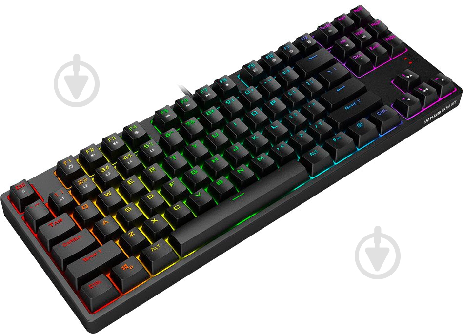 Клавіатура ігрова 1stPlayer (DK5.0 LITE Blue Switch) black - фото 5