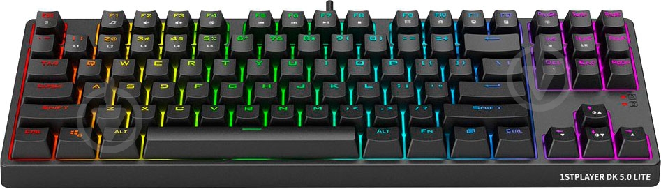 Клавіатура ігрова 1stPlayer (DK5.0 LITE Blue Switch) black - фото 2