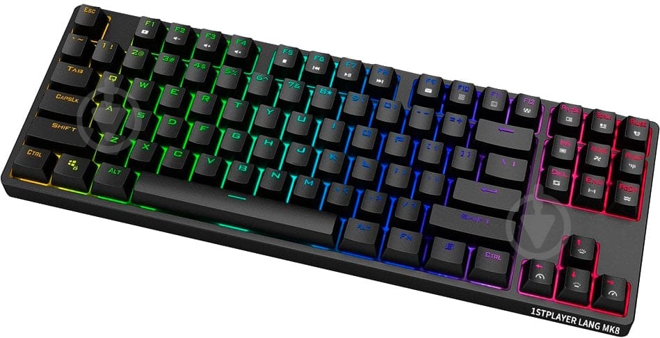 Клавиатура игровая 1stPlayer (MK8 Lite Gateron Black Switch) black - фото 3 Клавиатура игровая 1stPlayer (MK8 Lite Gateron Black Switch) black - фото 3