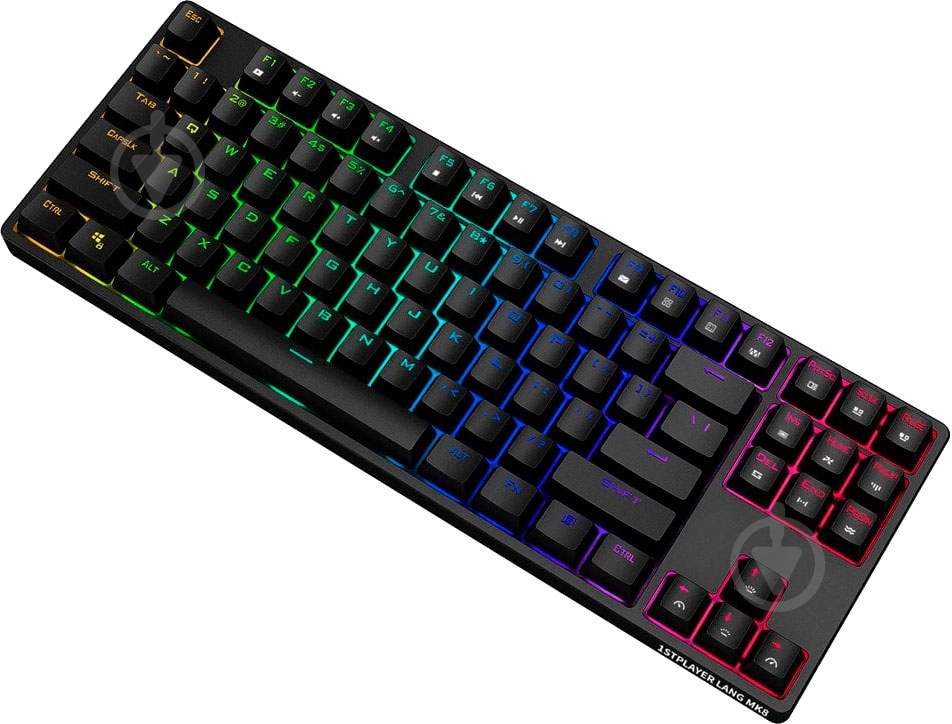 Клавіатура ігрова 1stPlayer (MK8 Lite Gateron Yellow Switch) black - фото 6