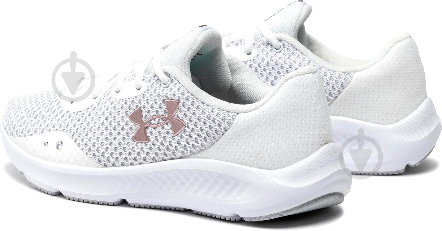 Кроссовки женские Under Armour CHARGED PURSUIT 3 VM 3025847-101 р.38 белые - фото 3