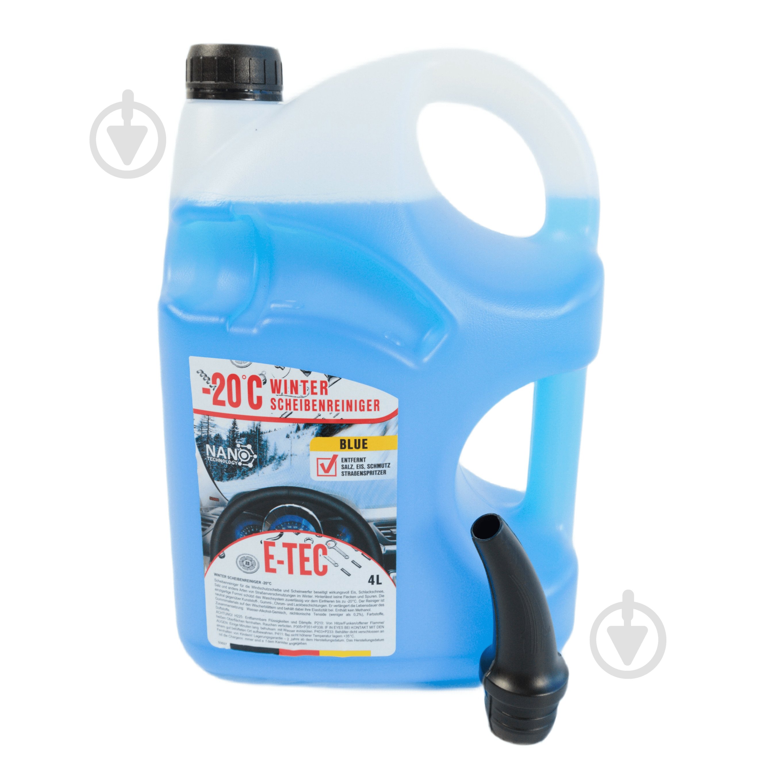 Омыватель стекла Bottari E-TEC зима -20 °С 4 л - фото 2