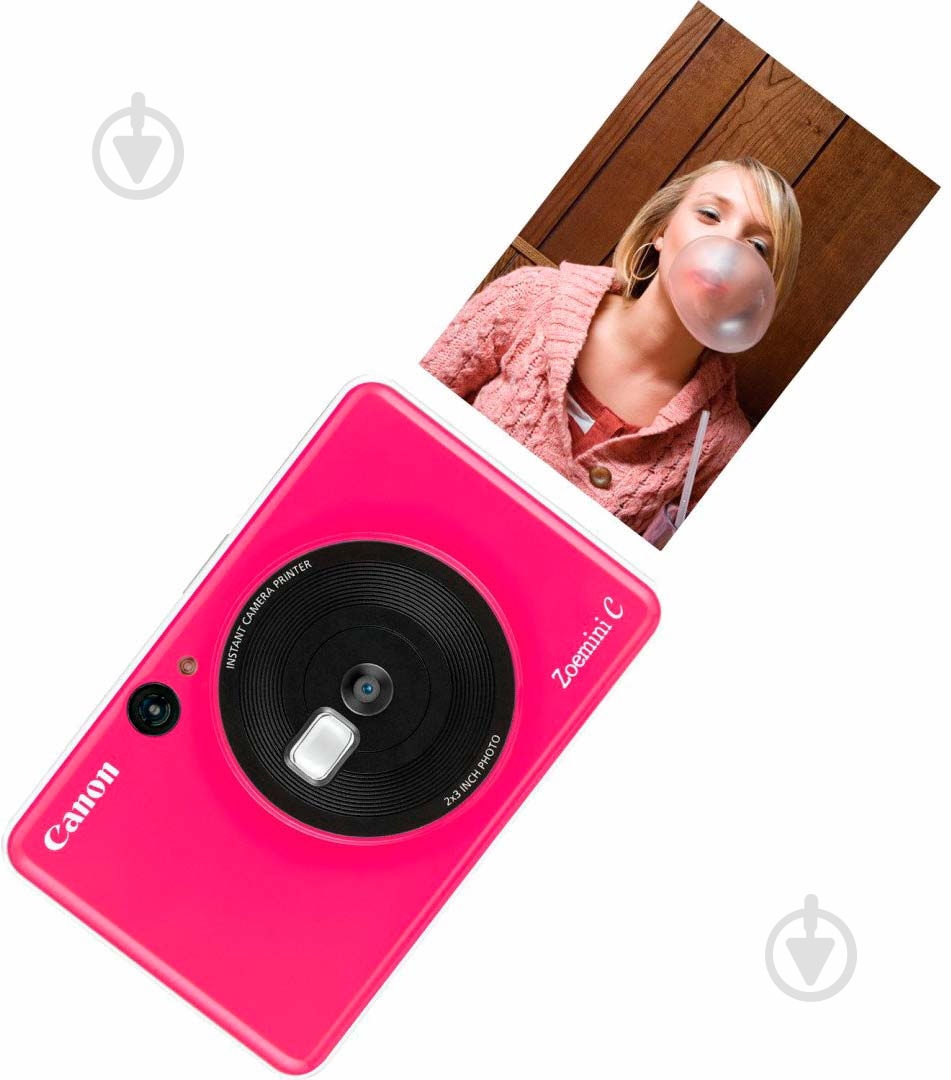 Камера-принтер Canon Zoemini C CV123 Bubble Gum pink - фото 4 Камера-принтер Canon Zoemini C CV123 Bubble Gum pink - фото 4