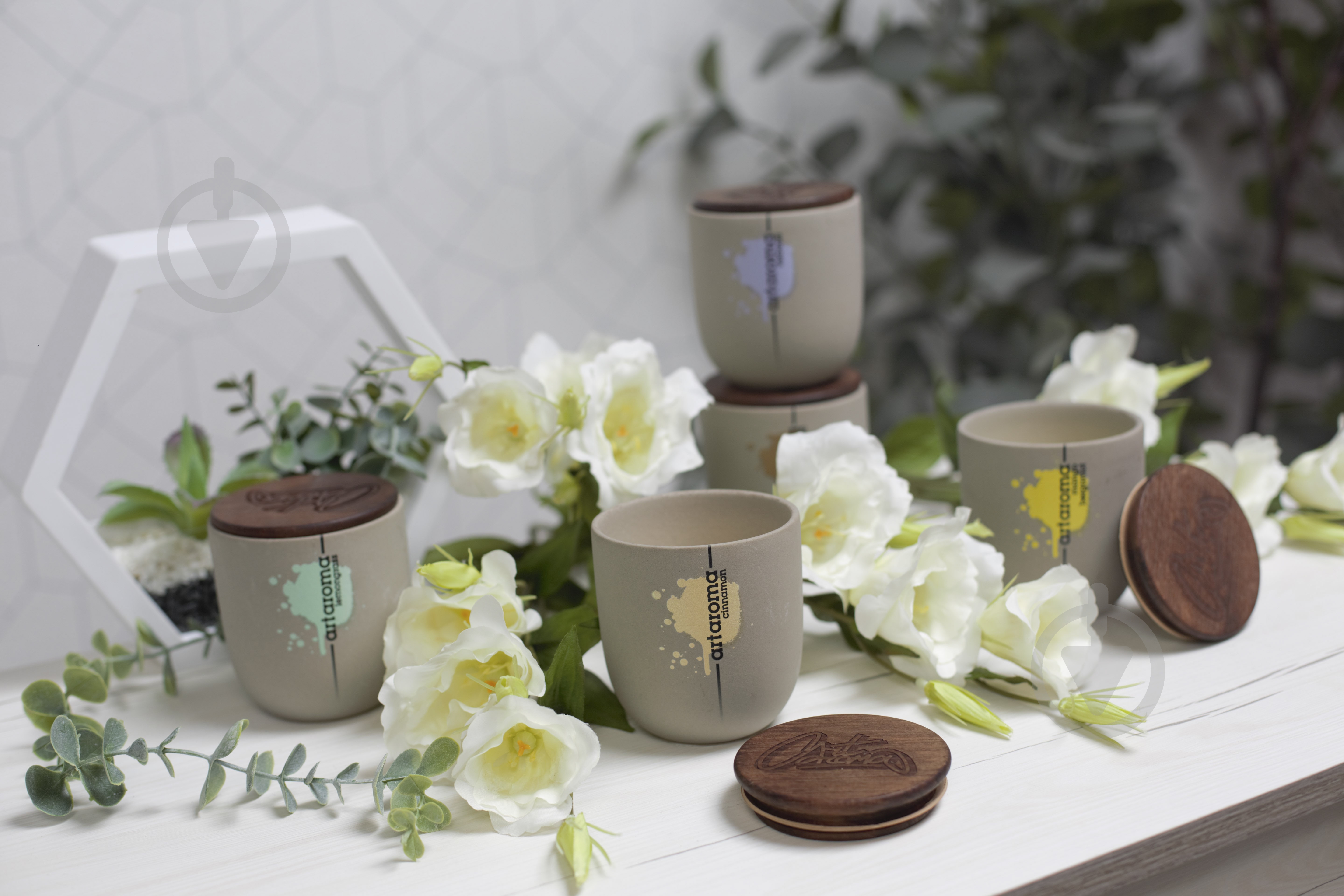 Свеча ароматическая ArtAroma керамическая Вербена - фото 5