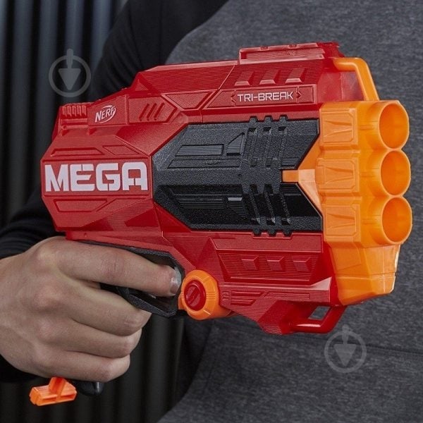 Бластер Hasbro Нерф мега Три-брейк E0103 - фото 5