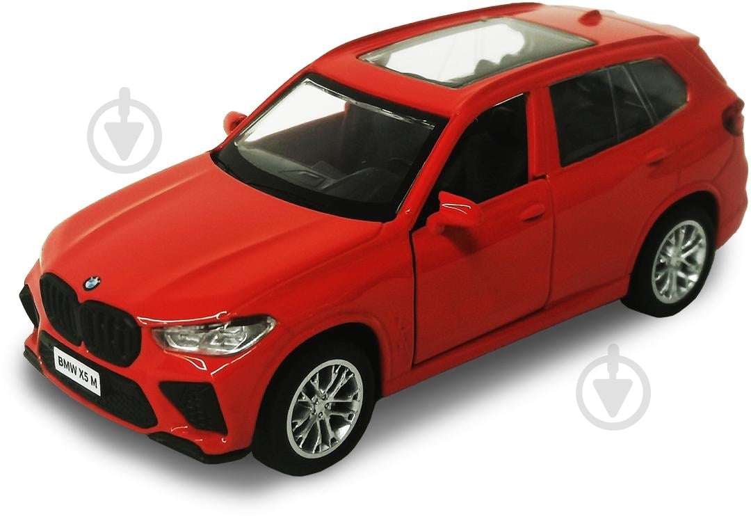 Автомодель TechnoDrive 1:32 BMW X5 M белый красный 250404 - фото 1