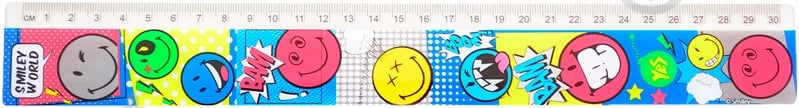 Линейка Smiley World 30 см 1 вересня - фото 1