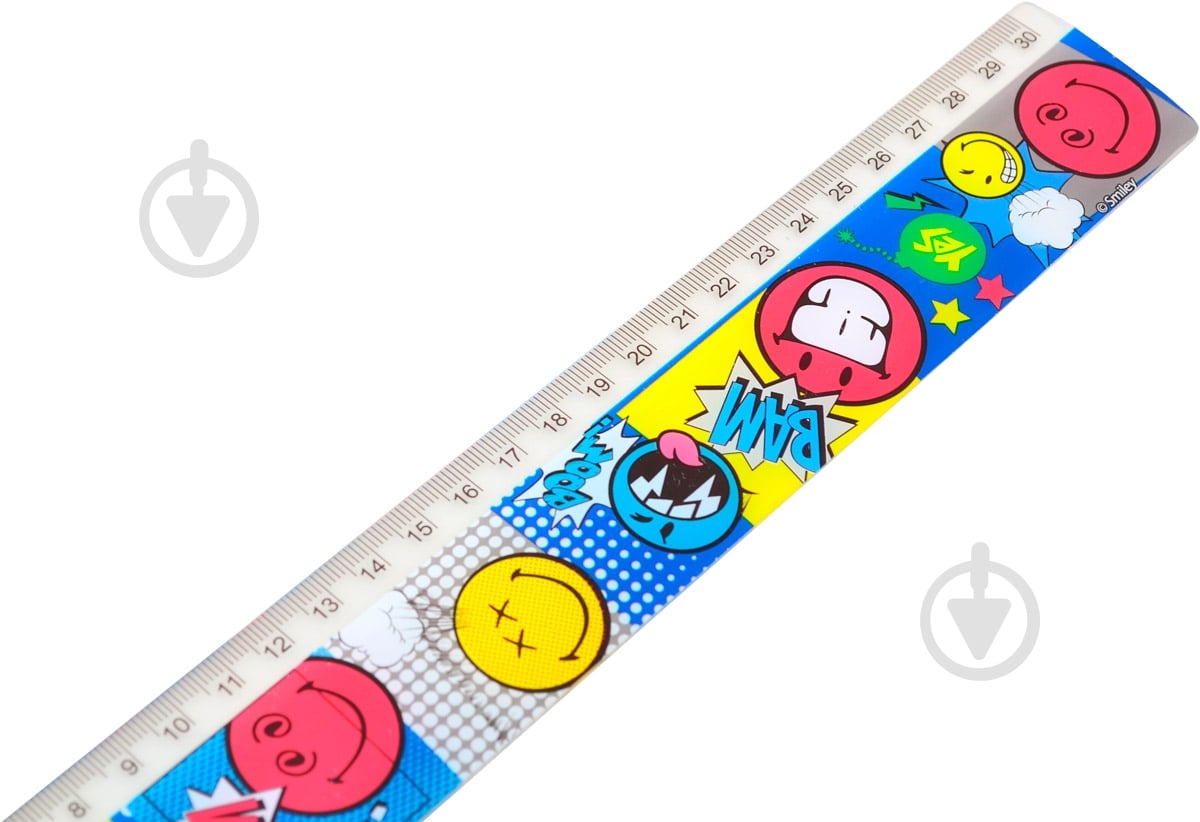 Линейка Smiley World 30 см 1 вересня - фото 2