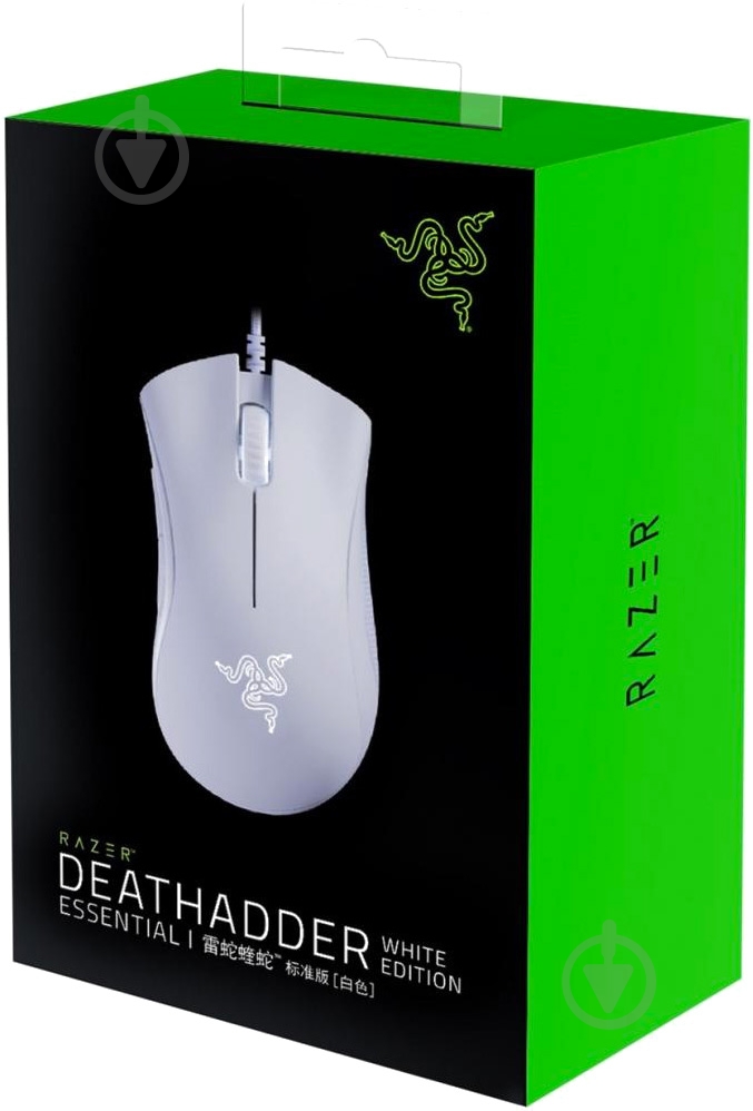 Мышка Razer DeathAdder Essential white (RZ01-03850200-R3U1) - фото 5 Мышка Razer DeathAdder Essential white (RZ01-03850200-R3U1) - фото 5