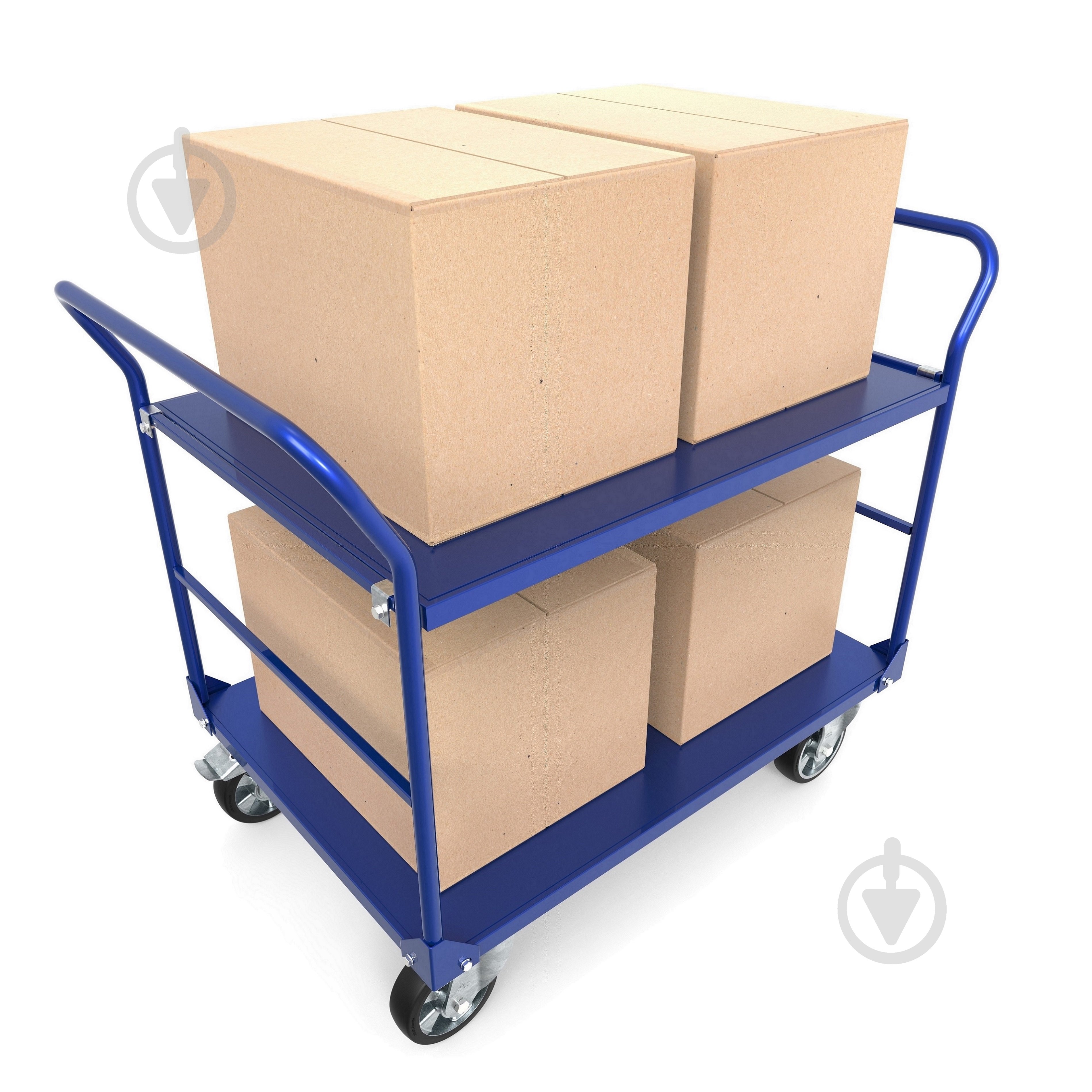 Тележка платформенная 1000х500-d125 мм STOREHOUSE SHVV-2-3 - фото 2