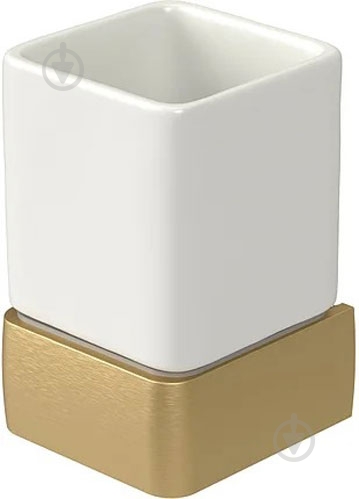 Стакан для зубных щеток Haceka Aline Gold - фото 1