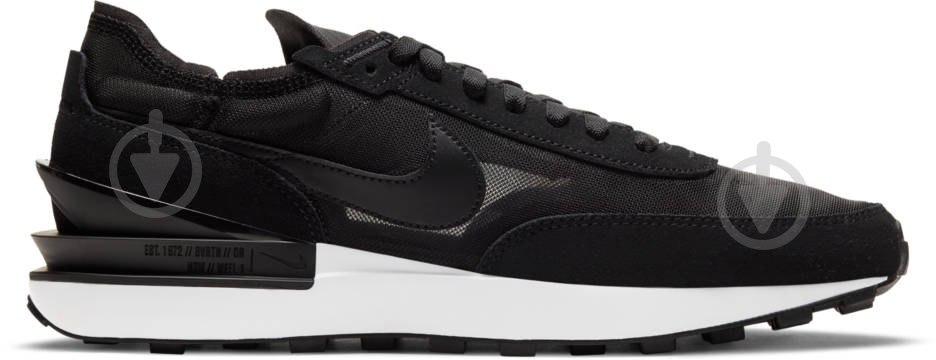 Кросівки чоловічі демісезонні Nike Waffle One DA7995-001 р.47 чорні - фото 2 Кросівки чоловічі демісезонні Nike Waffle One DA7995-001 р.47 чорні - фото 2