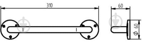 Держатель для полотенца Aspen - фото 4