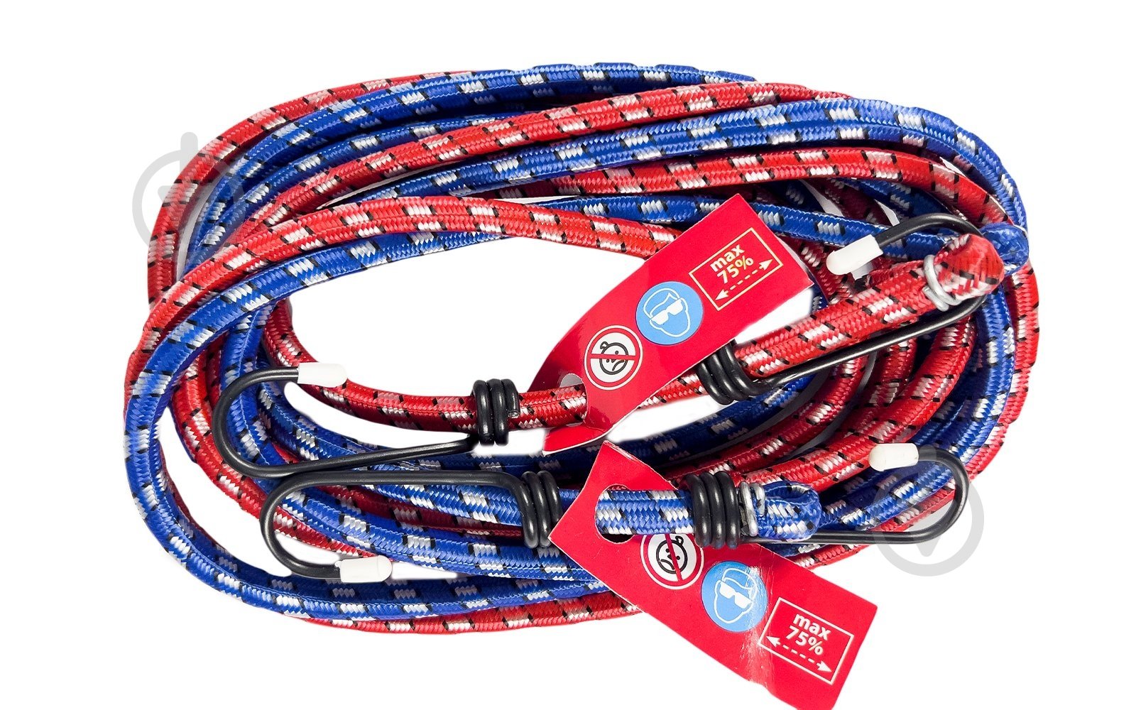 Ремни для крепления багажа Bottari 200 см Ø 8 мм 2 шт. Elastic Strap 18227-IS - фото 1 Ремни для крепления багажа Bottari 200 см Ø 8 мм 2 шт. Elastic Strap 18227-IS - фото 1