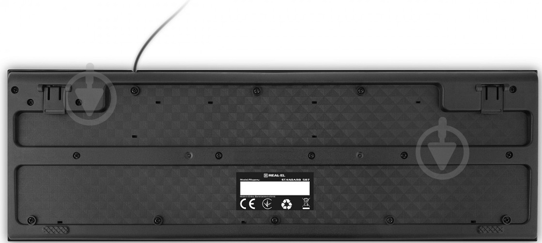 Клавиатура Real-el 507 Standard USB (EL123100046) silver - фото 8