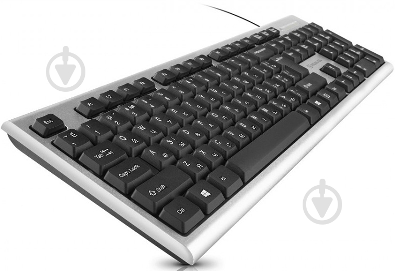 Клавиатура Real-el 507 Standard USB (EL123100046) silver - фото 3