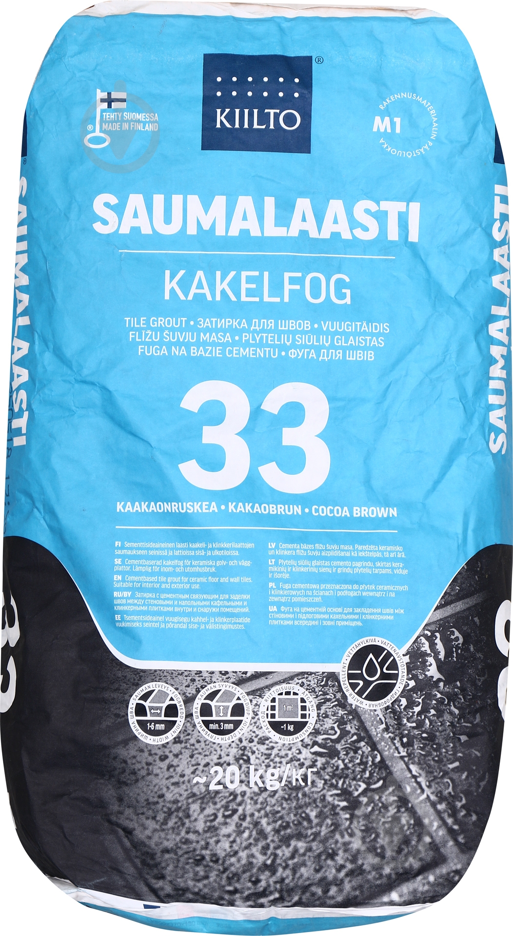 Фуга Kiilto Kesto 33 20 кг какао - фото 2