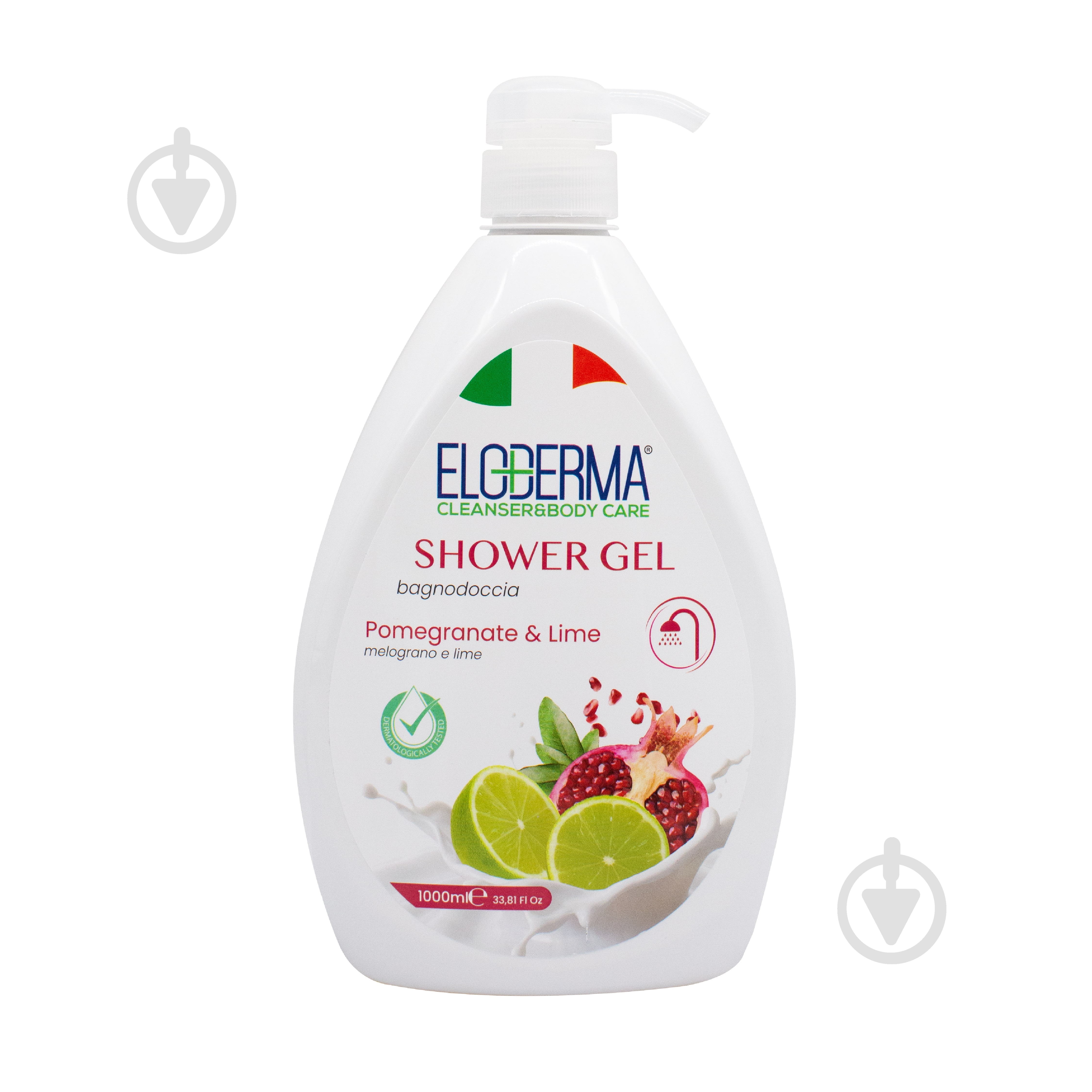 Гель для душа Eloderma Гранат и Лайм 1000 мл - фото 1 Гель для душа Eloderma Гранат и Лайм 1000 мл - фото 1