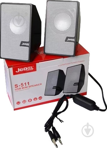 Акустическая система Jedel S-511 2.0 black - фото 2