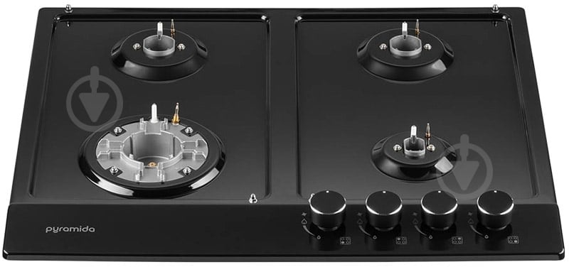 Варильна поверхня газова Pyramida PFE 643 BLACK LUXE - фото 14