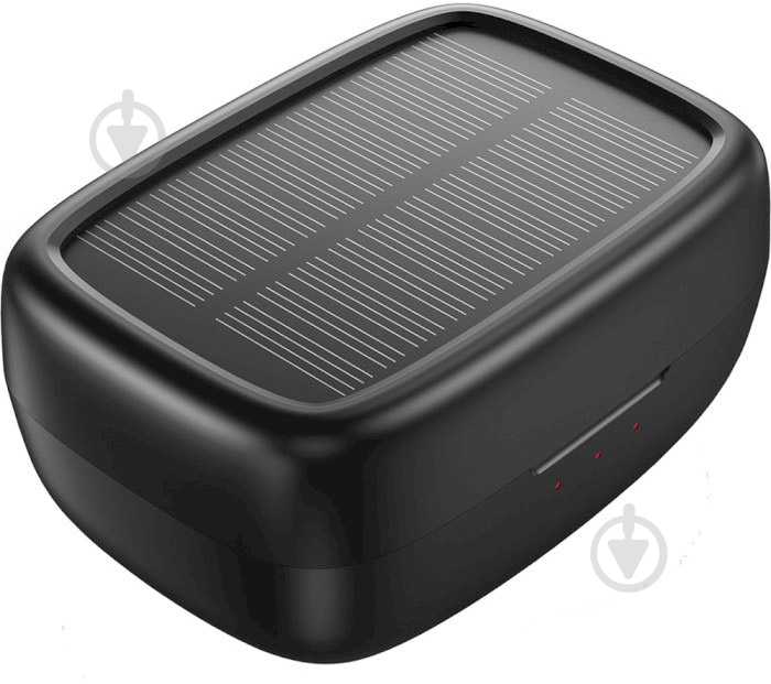 Bluetooth-гарнитура Choetech TWS с солнечной панелью black (BH-T09) - фото 2